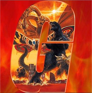 GMK title poster; Godzilla, Mothra, King Ghidorah and Baragon
